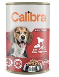 Calibra Dog konz.Beef,liver&amp;veget. in jelly 1240g