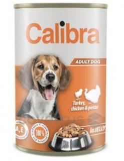 Calibra Dog konz.Turk,chick&amp;pasta in jelly 1240g