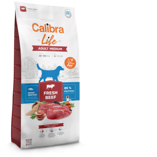 Calibra Dog Life Adult Medium Fresh Beef 12kg