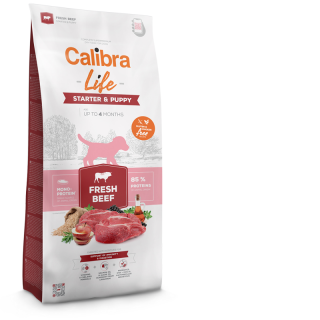 Calibra Dog Life Starter&amp;Puppy Fresh Beef 12kg