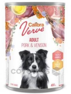 Calibra Dog Verve konz.GF Adult Pork&amp;Venison 400g