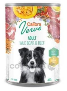 Calibra Dog Verve konz.GF Adult Wild Boar&amp;Beef 400g