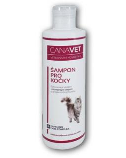 CANAVET šampon pro kočky s antipar.přísadou Canabis CC 250ml