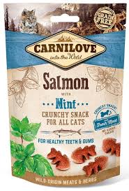 Carnilove Cat Crunchy Snack Salmon&amp;Mint 50g