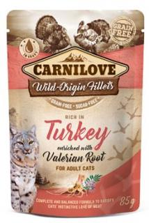 Carnilove Cat Pouch Turkey Enriched &amp; Valerian 85g