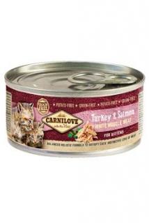 Carnilove Cat WMM konz. Kitten Turkey &amp; Salmon 100 g