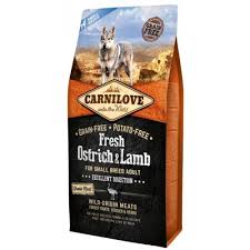 Carnilove Dog Fresh Ostrich&amp;Lamb for Small Breed 1.5kg
