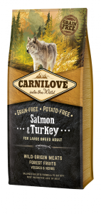 Carnilove Salmon &amp; Turkey for Large Breed Adult 12kg