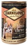 Carnilove Wild Meat Salmon &amp; Turkey for Puppies  400 g konzerva