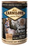 Carnilove Wild Meat Salmon &amp; Turkey Grain Free 400 g konzerva