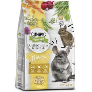 Cunipic Premium Chinchilla &amp; Degu - činčila &amp; osmák 2,5 kg