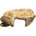 Dekorace umělá - jeskyně žlutá M Komodo 18,5x18,5x10cm