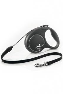 Flexi Black Design M lanko 5 m stříbrná 20 kg
