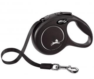 Flexi Classic NEW XS pásek 3 m černé 12kg