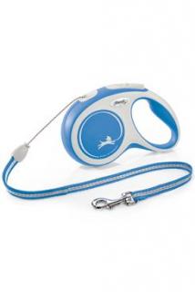 Flexi New Comfort M lanko 8 m modré 20 kg