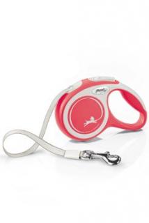 Flexi New Comfort XS pásek 3 m červené 12 kg