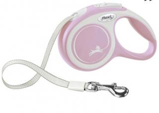 Flexi New Comfort XS pásek 3 m sv. růžové 12 kg