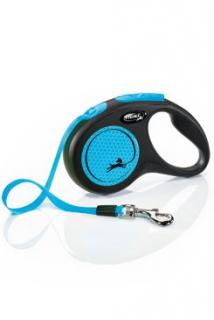Flexi New Neon M pásek 5 m modré 25 kg