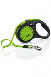 Flexi New Neon M pásek 5 m zelené 25 kg