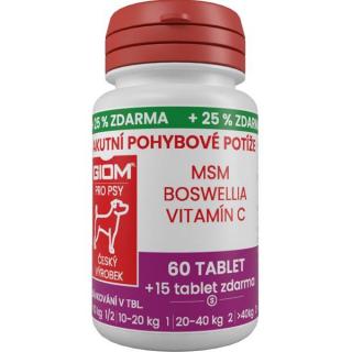 Giom S Akutní pohybové potíže 60 tbl+25%zdarma