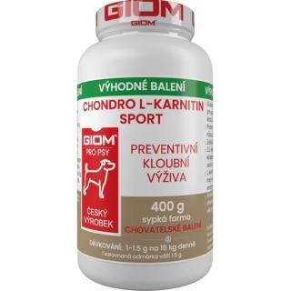 Giom S Chondro L-karnitin SPORT pro psy 400g