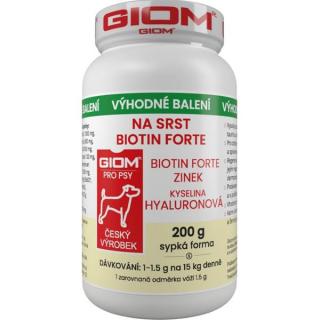 Giom S pes Na srst Biotin FORTE 200g plv