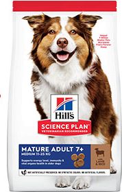 Hill's Science Plan Canine Mature 7+ Medium Lamb &amp; Rice 14 kg