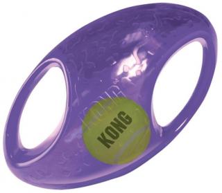Hračka guma + tenis Jumbler míč rugby KONG L/XL