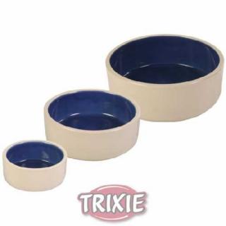 Keramická miska velká 2,1l/23cm – bílá/modrá