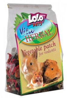 LOLOPets BLOOMY zeleninové chipsy pro hlodavce 100 g