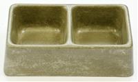 Miska beton dvojitá 212 x 114 x 63 mm