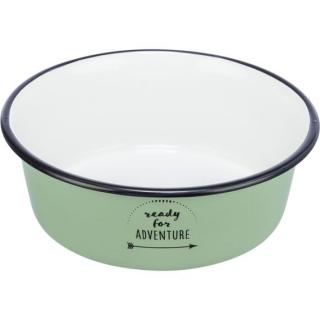 Miska smalt/nerez, 0,9 l/ø 17 cm, zelená