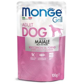 MONGE GRILL kapsička s vepřovým masem pro psy 100 g