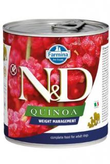 N&amp;D DOG QUINOA Ad. Weight Man. Lamb &amp; Brocolli 285g