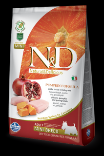 N&amp;D Grain Free Pumpkin DOG Adult Mini Chicken&amp;Pomegranate 2,5kg