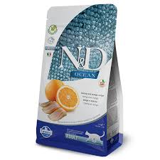 N&amp;D OCEAN CAT GF Adult Herring &amp; Orange 1,5kg