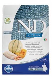 N&amp;D OCEAN CAT Kitten Cod &amp; Shrimp&amp;Pumpkin&amp;Melon 1,5kg