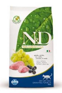 N&amp;D PRIME CAT Adult Lamb &amp; Blueberry 1,5kg