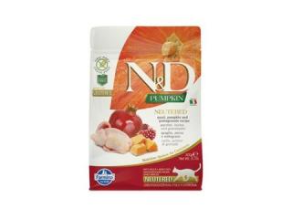 N&amp;D Pumpkin CAT Neutered Quail &amp; Pomegranate 5kg
