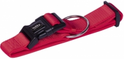 Nobby CLASSIC PRENO extra široký obojek neoprén červená XL 55-70cm