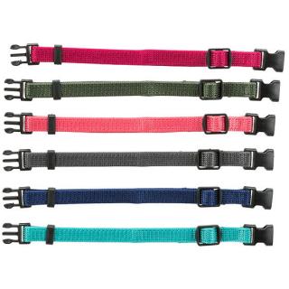 Nylonové rozeznávací obojky pro štěňata S-M 17-25cm/10mm - 6ks