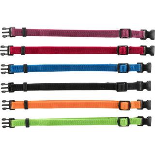 Nylonové rozeznávací obojky pro štěňata S-M 17-25cm/10mm - 6ks
