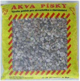 Písek akvarijní Akva č.6 - béžový 3 kg 4 - 6 mm