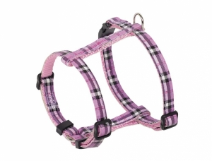 Postroj TARTAN XS-S 20-35cm tmavě růžová