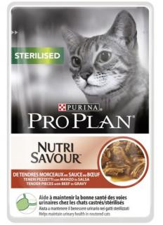 PRO PLAN Cat kaps. Sterilised Beef 85 g