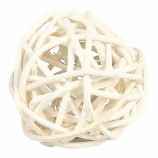 Proutěný míček s rolničkou 4cm