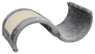 Škrábací VLNA Wavy sisal 29x18x50cm- šedá/přírodní