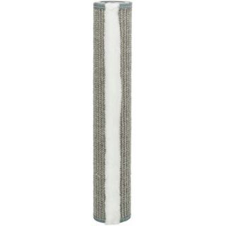 Sloupek se sisalovým kobercem, ? 9 × 58 cm, šedá