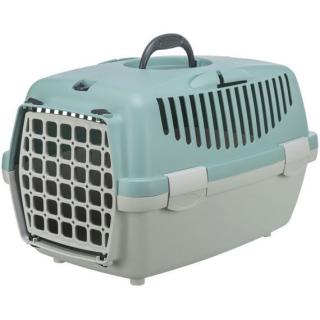 Transportní box Capri I, XS: 32 x 31 x 48 cm, světlešedá/šalvějová