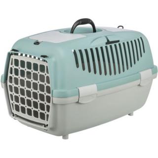 Transportní box Capri II, XS-S: 37 x 34 x 55 cm, světlešedá/šalvějová